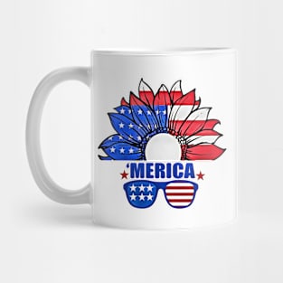 4th of July US Flag Independence Day 'Merica Mug